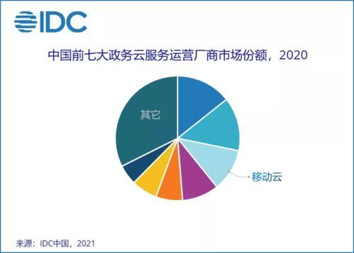 移動云躋身中國政務云市場前三，IDC報告揭示市場格局新變化